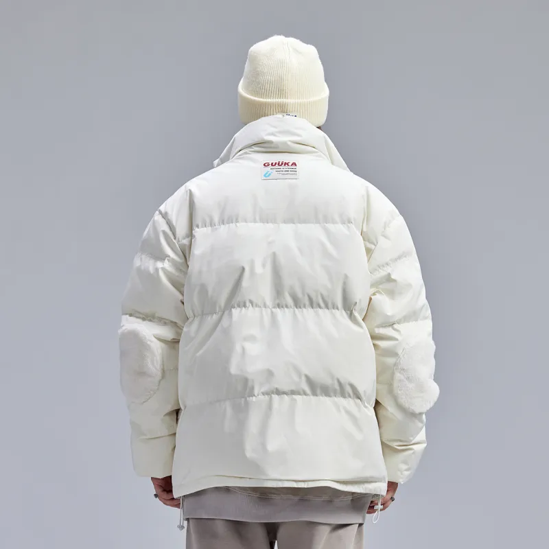 Guuka Down Jacket Unisex Beige Yellow-5