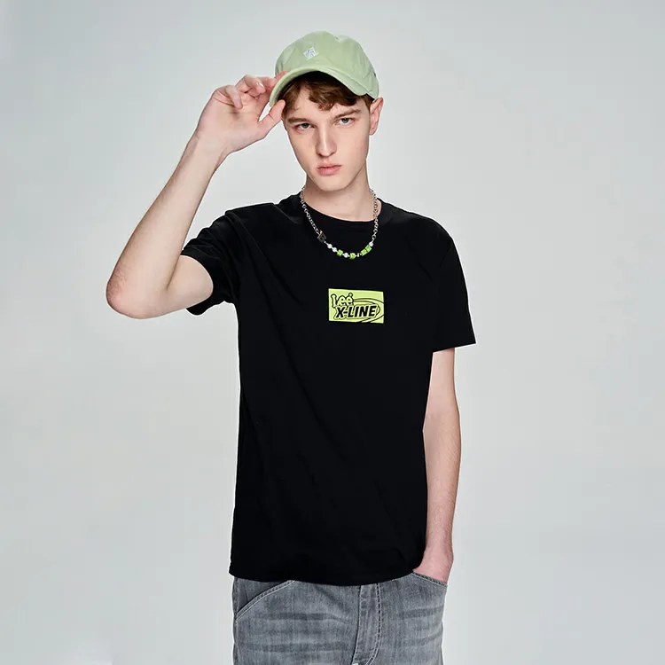 Lee Xline T Shirts Men Black-2