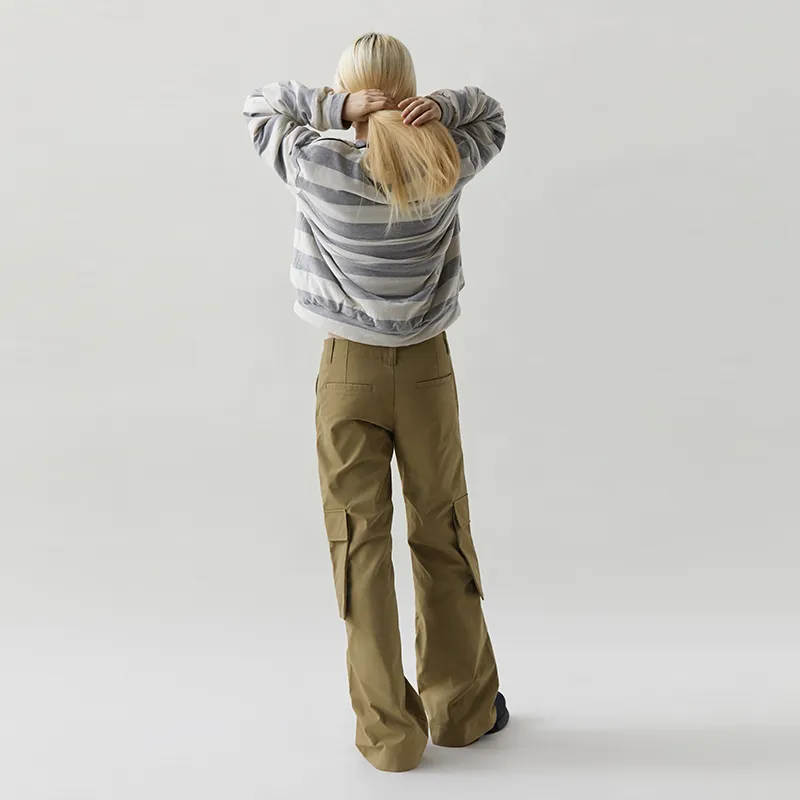 CONP Casual Pants Unisex Khaki-3