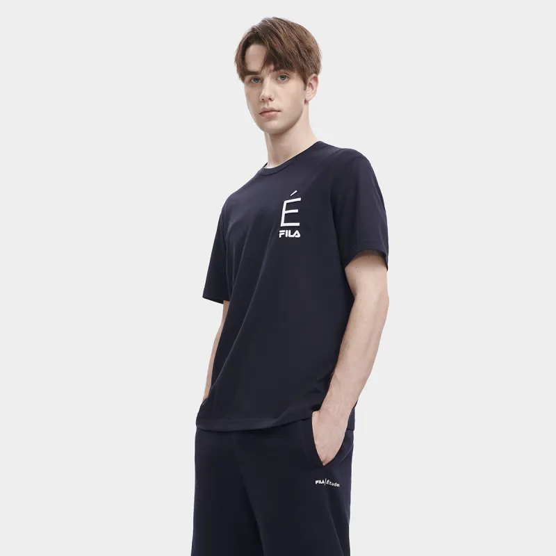 FILA x Études T Shirt Men's Legend Blue-2