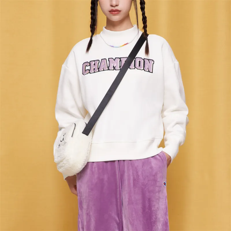 Champion Fabric Shoulder Bag Unisex Ecru/Brown/Pink-8