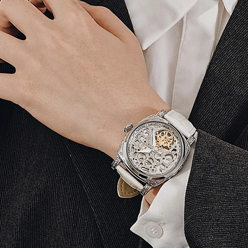VRQ Future Series Automatic Mechanical Movement Watch Men's Watches Cut-Out Dial VRQ-F1-01-2
