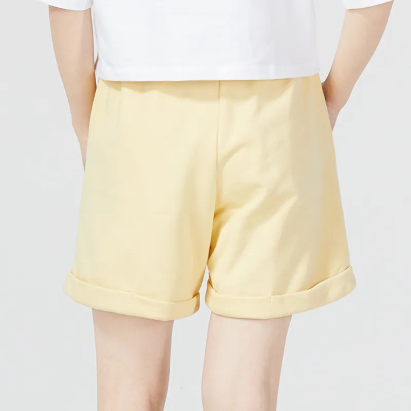 PUMA Casual Shorts Women's Beige Yellow-3
