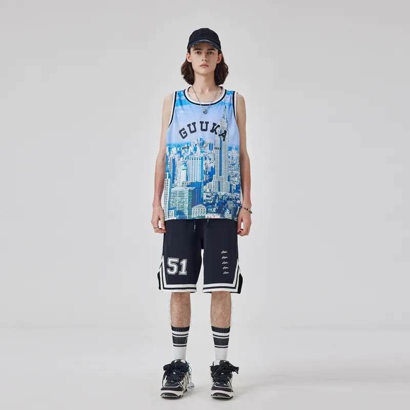 Guuka Tank Tops Men Blue-2