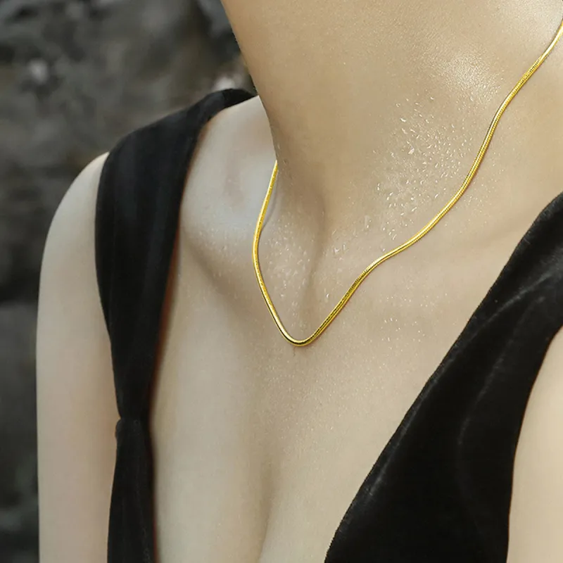 PIARA S925 Silver Necklaces Women's-4