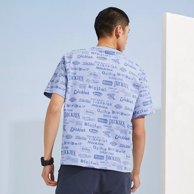 Dickies SS22 T Shirt Unisex Gray Blue-3