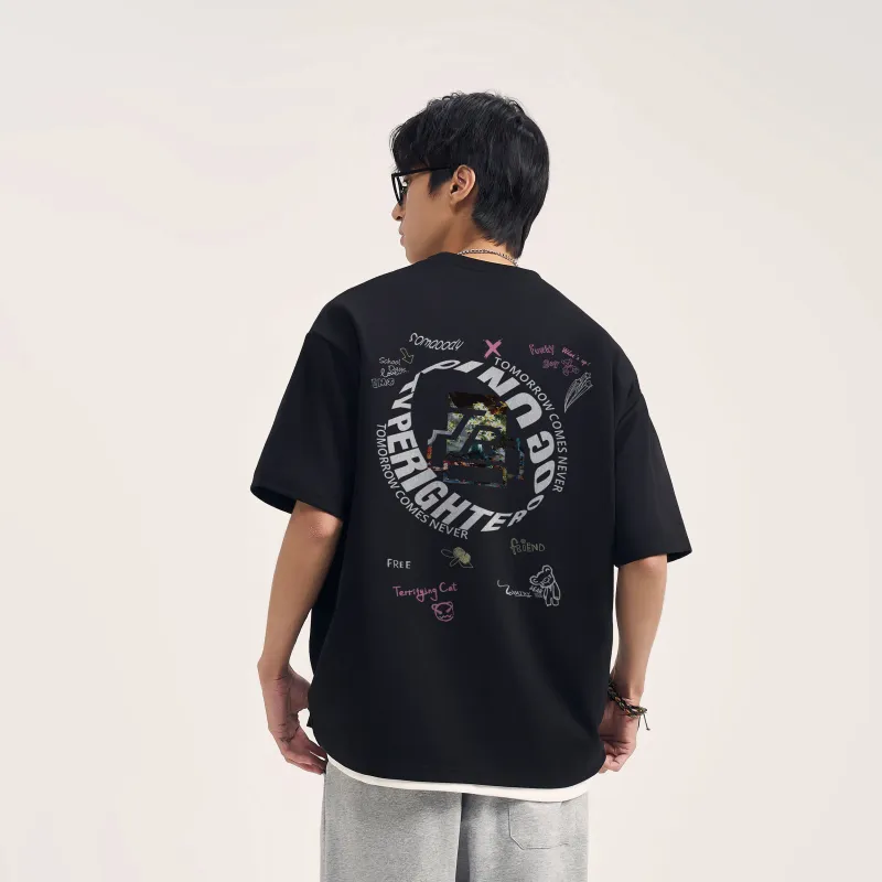 TYPERIGHTER Elbow Length Sleeved T Shirt Unisex-9