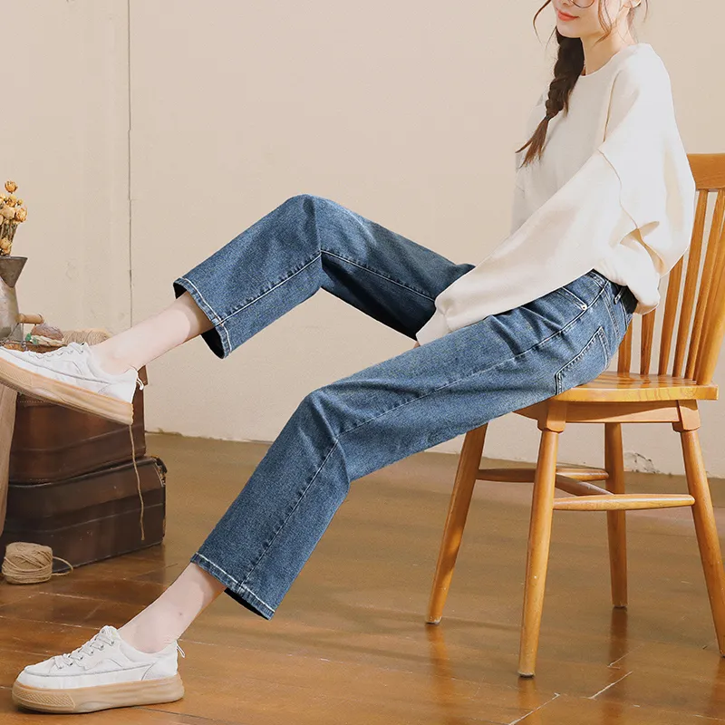 MITUAN Jeans Women's Vintage Blue-6