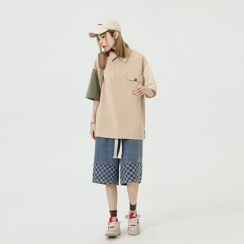 FAIRWHALE Denim Shorts Unisex-23