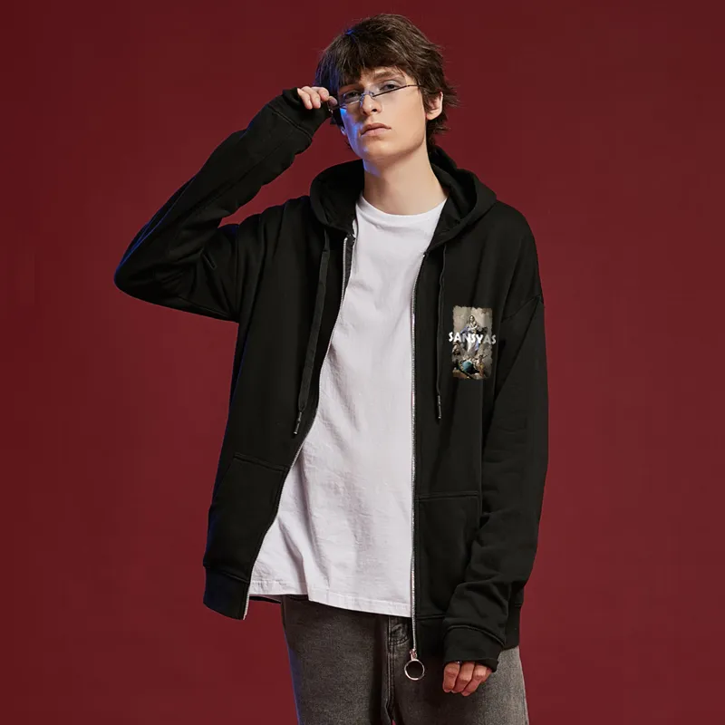 SANSYAS Sweatshirts Unisex Black-3