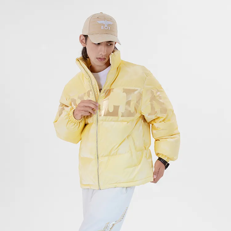 Boy London FW22 Down Jacket Unisex Yellow-5
