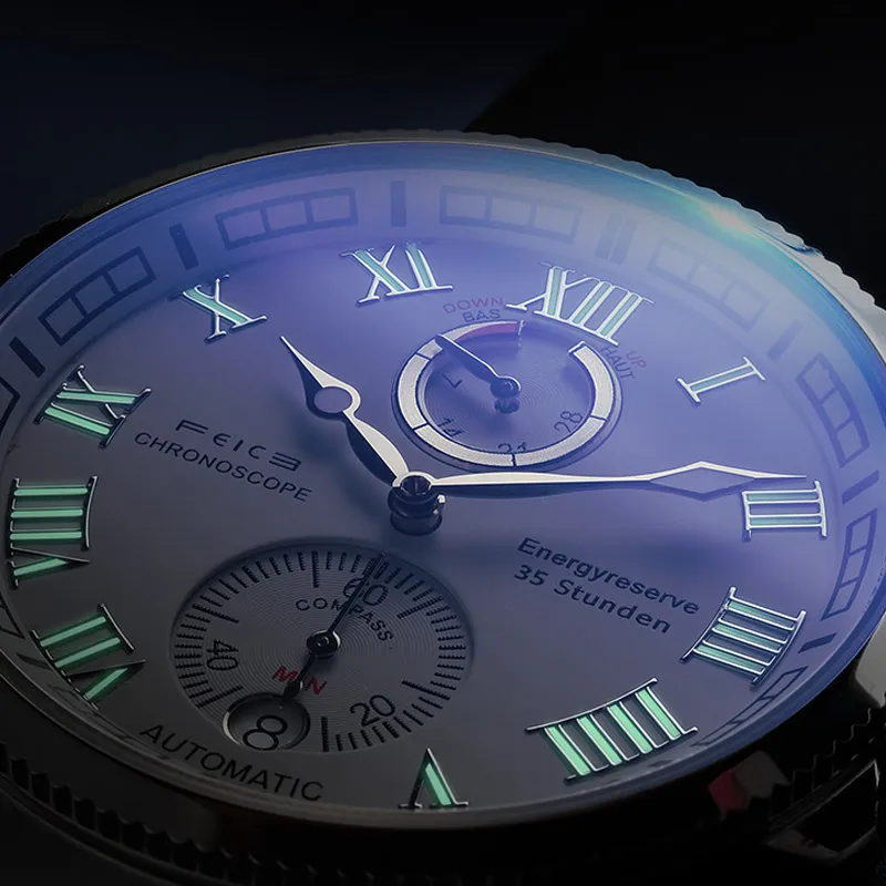 FEIKE Dream Arc Collection Automatic Mechanical Movement Watch Men's Watches Black Dial FM1405-6