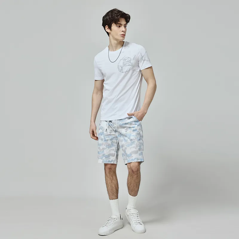 RARE Short Sleeved T Shirts Men's White-6
