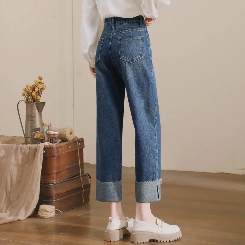 MITUAN Jeans Women's Vintage Blue-3