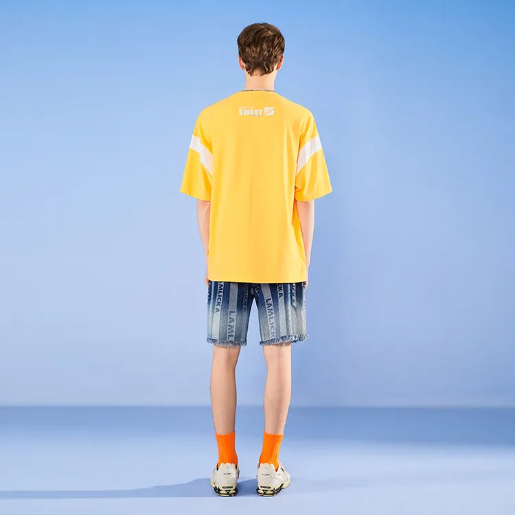 LAMLICKA Denim Shorts Unisex Blue-6
