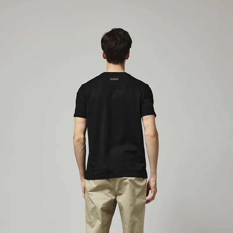 RARE Short Sleeved T Shirts Men's Black-4