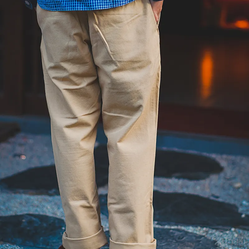 TEKABLU Casual Pants Men Khaki-6