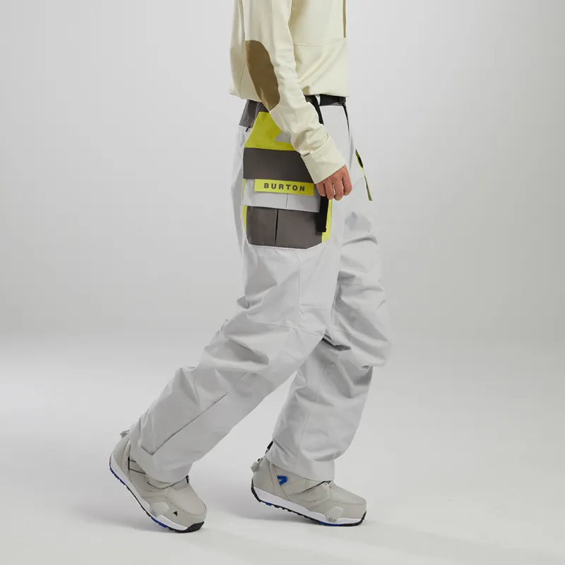 BURTON Aizawa Ski Pants Unisex Light Gray-4