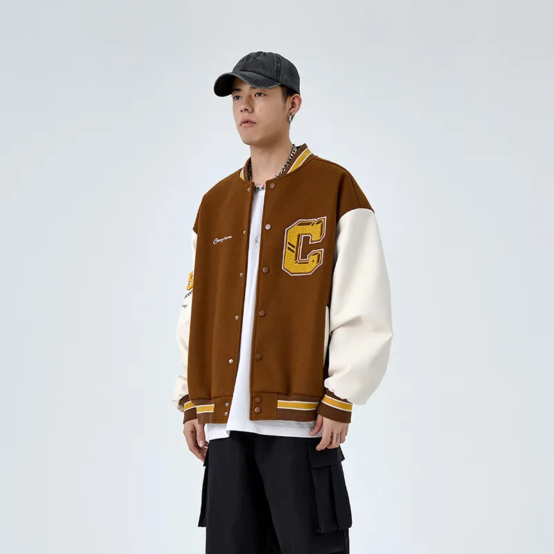BENMYSHOWER Baseball Jacket Unisex-8