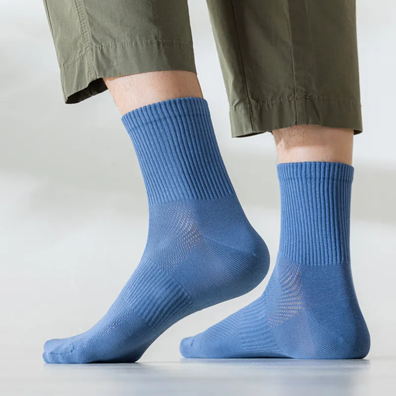 SHIWAJI Men Mid Calf Socks-4