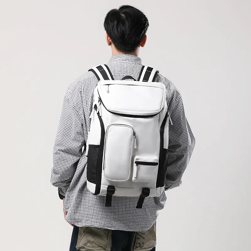 TANGCOOL Polyester Badminton Travel Bag Backpack Large Size Men's Black-10
