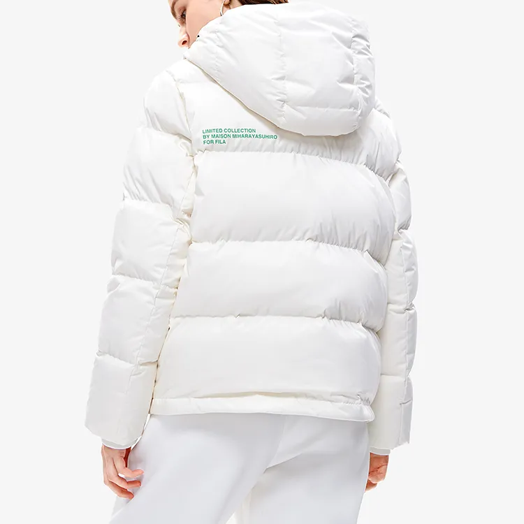 FILA Down Jacket Women's Coconut Milk White-4
