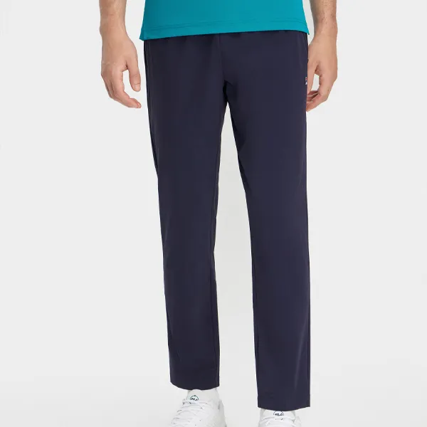 FILA Knitted Sweatpants Men RD Royal Blue-2