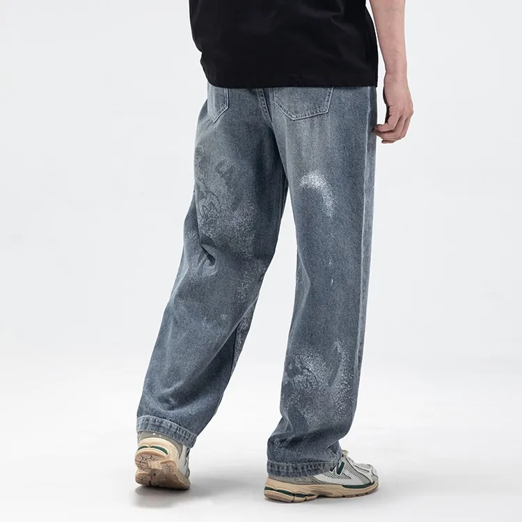 LAMLICKA Jeans Unisex Blue-3