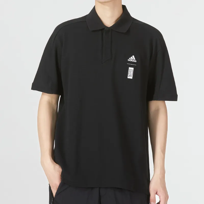 Adidas Polo Shirts Men Black-4