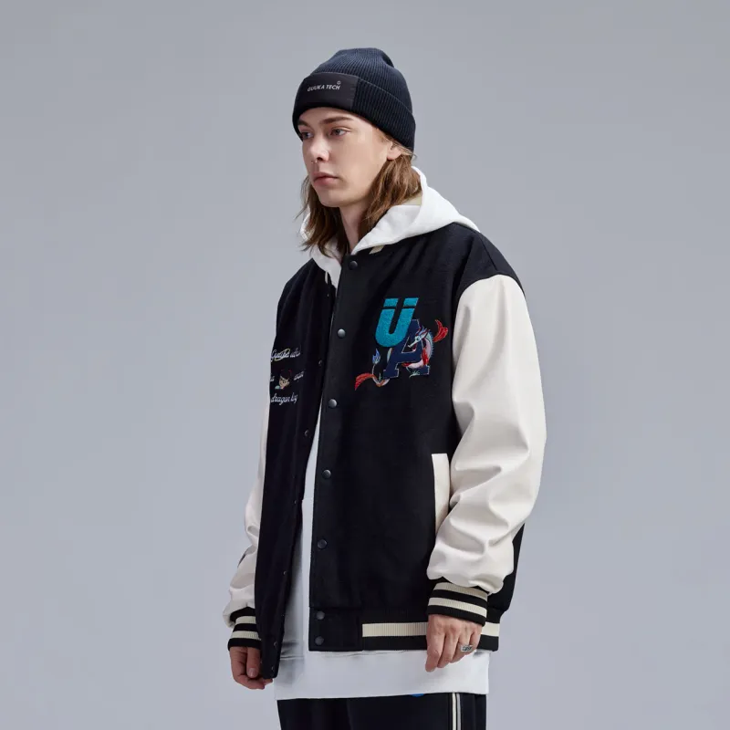 Guuka Baseball Jerseys Men Black-4