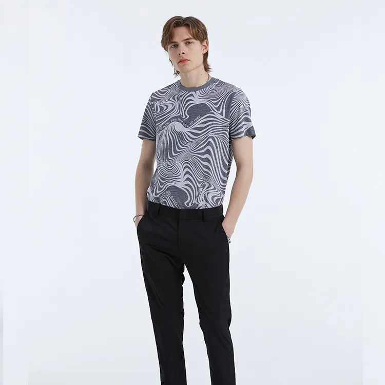 DAVID NAMAN SS22 T Shirt Men's Dark Gray-3
