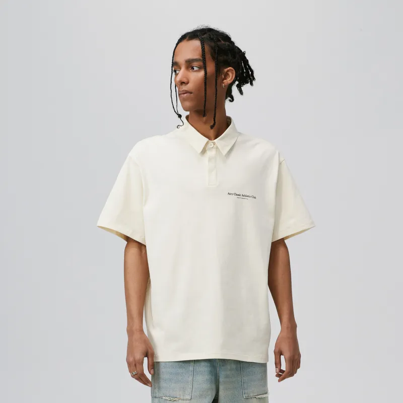 Atry Alphabet Slogan Series Polo Shirts Unisex-2