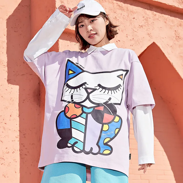 Kappa x Britto Drop Shoulder Sleeve T Shirt Unisex-7