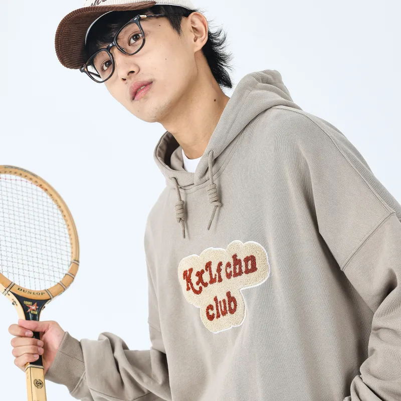 KXLFCHN Hooded Loose Fit Sweatshirt Fall Unisex-9