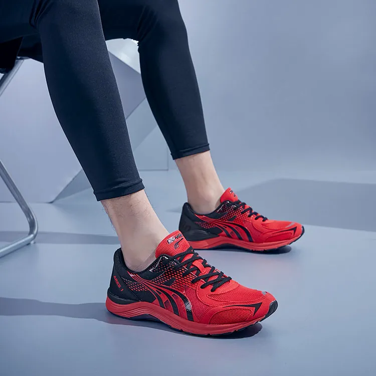 DO WIN War God Generation Low Top Running Shoes Unisex Red Black-7