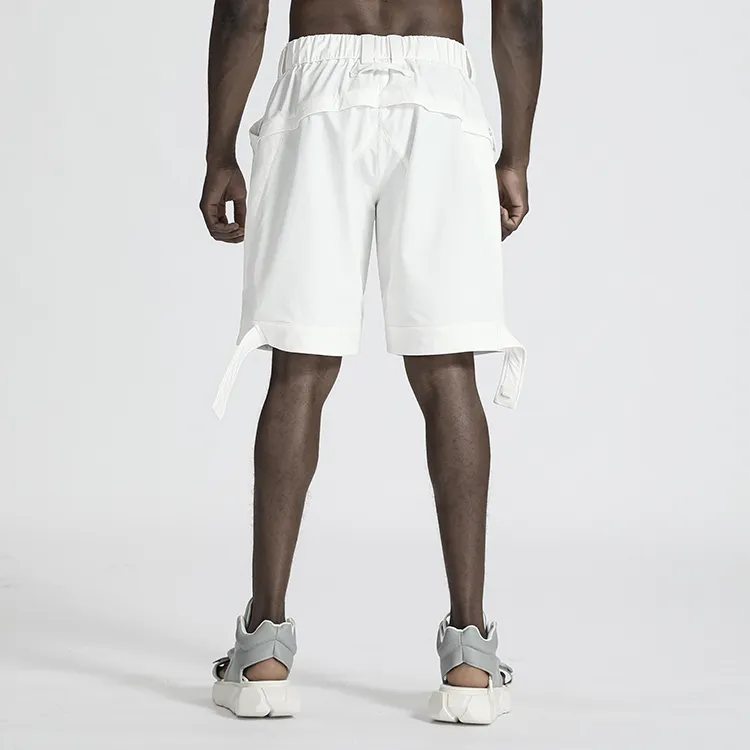 NORVINCY Urban Techwear Magnetic Buckle Cargo Shorts Unisex-7
