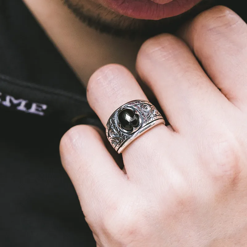 Ruibeila 925 Sterling Silver Rings Unisex-3