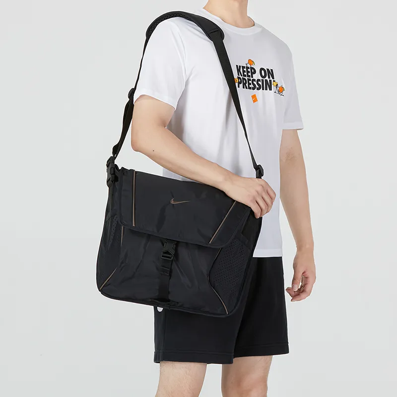 Nike Fabric Crossbody Bags Shoulder Bags Unisex Black-3