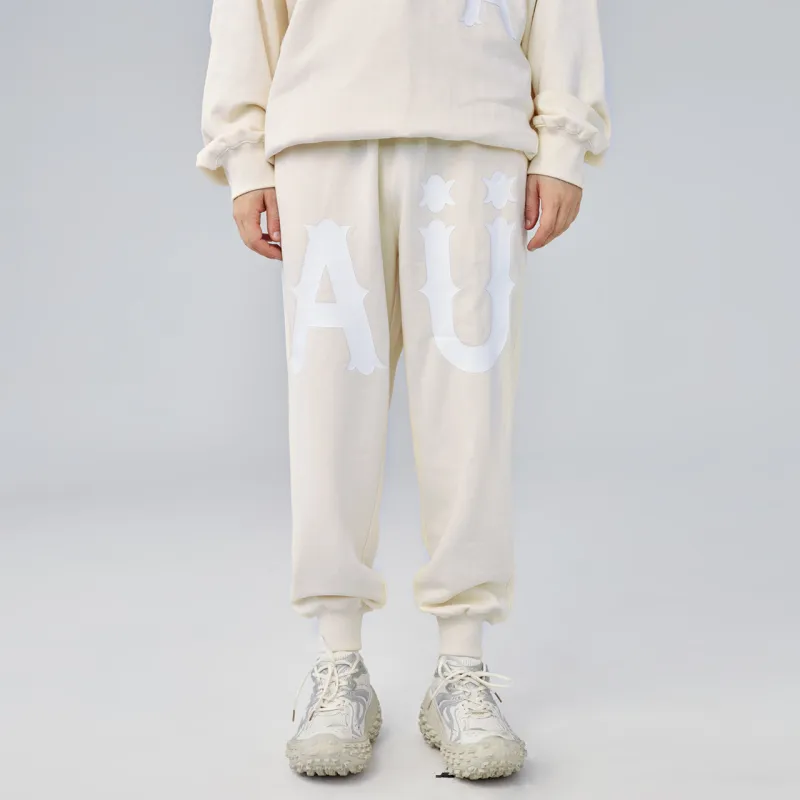 Guuka Knitted Sports Pants Men's Custard-4