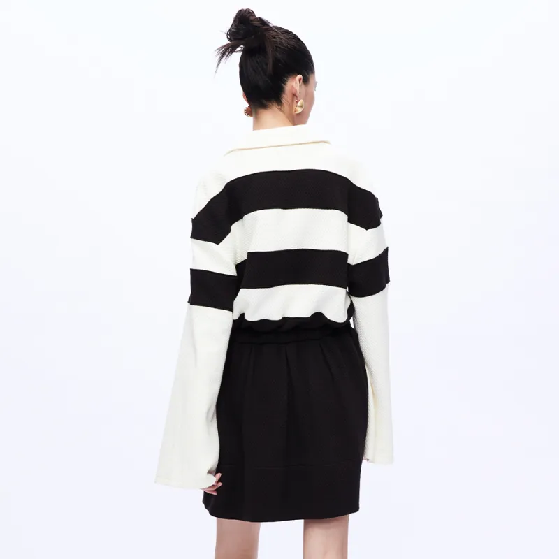 UOOYAA Long Sleeved Dresses Women's Stripes-2
