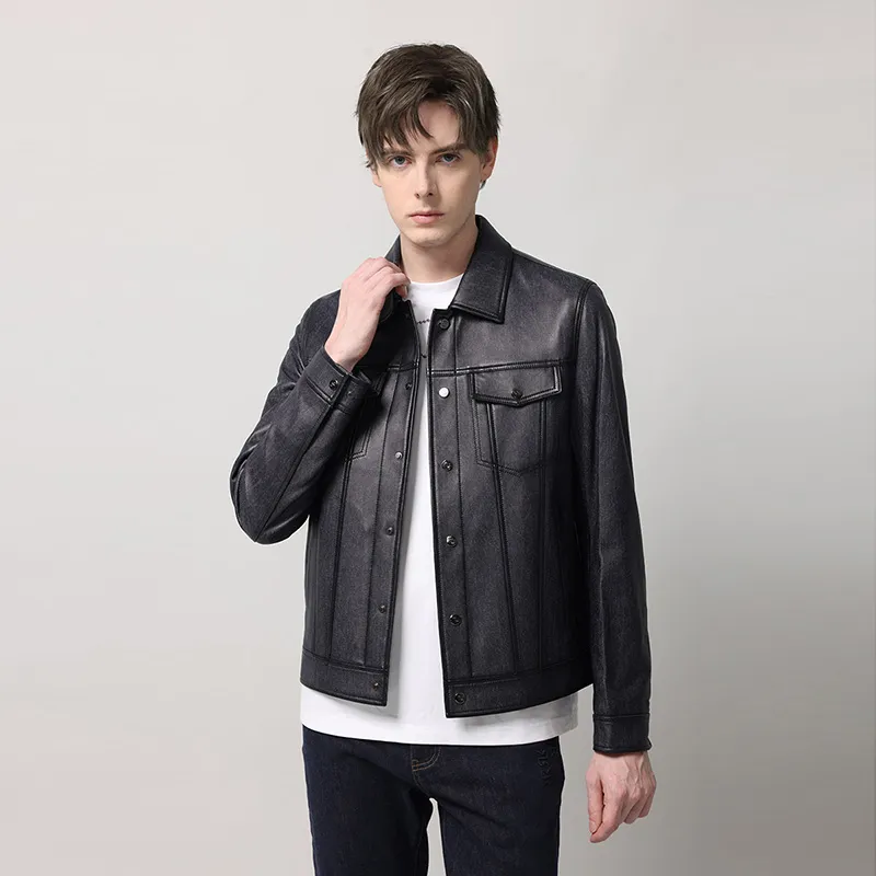 RARE Leather Jackets Men-4