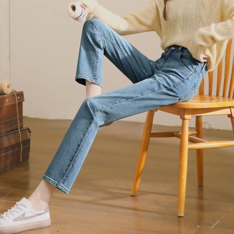 MITUAN Jeans Women's Vintage Blue-5