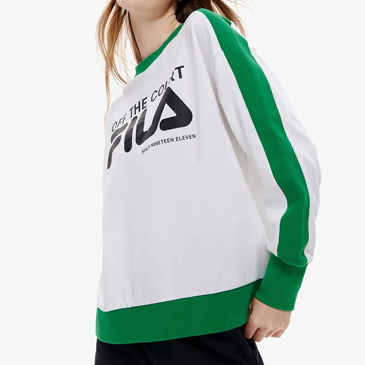 FILA FUSION American Sweatshirt Women's Standard White-4