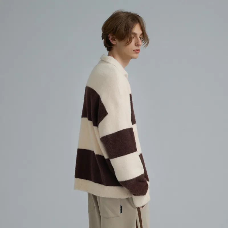 Heartboon Sweaters Unisex Milk Coffee-3