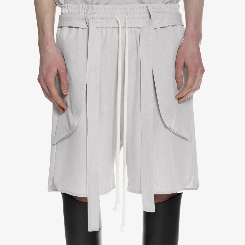 ARNODEFRANCE Shorts Unisex Light Gray-3