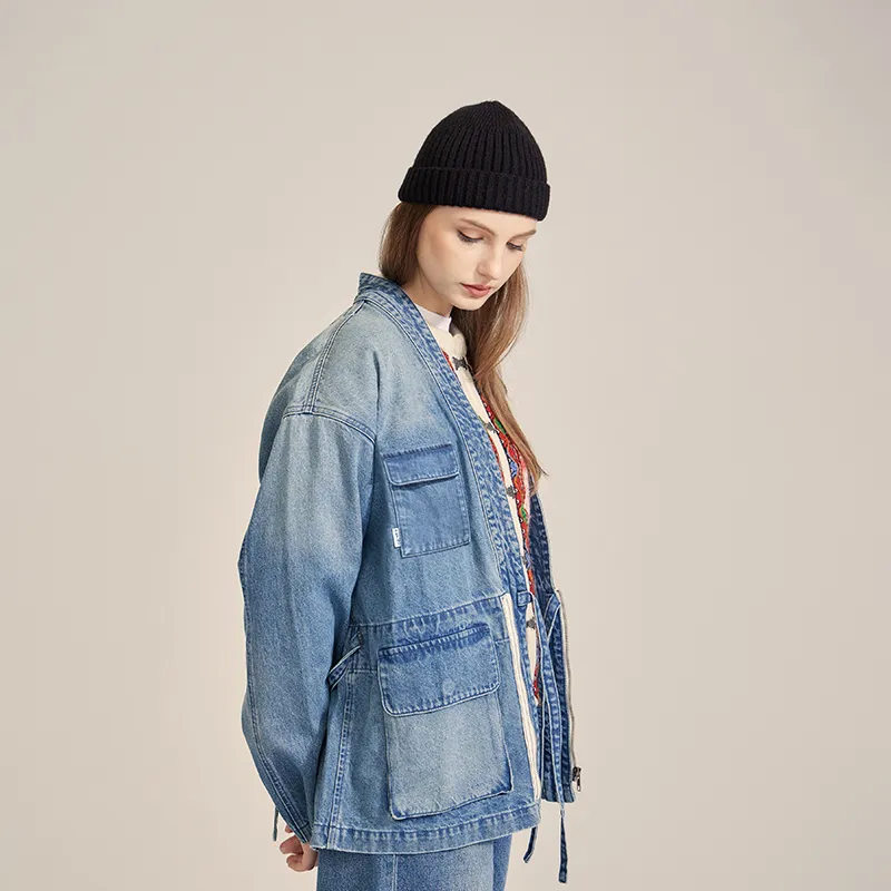 Prth Promethean Denim Jackets Unisex Light Blue-14