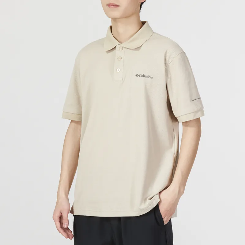 Columbia Polo Shirt Men's Khaki-4