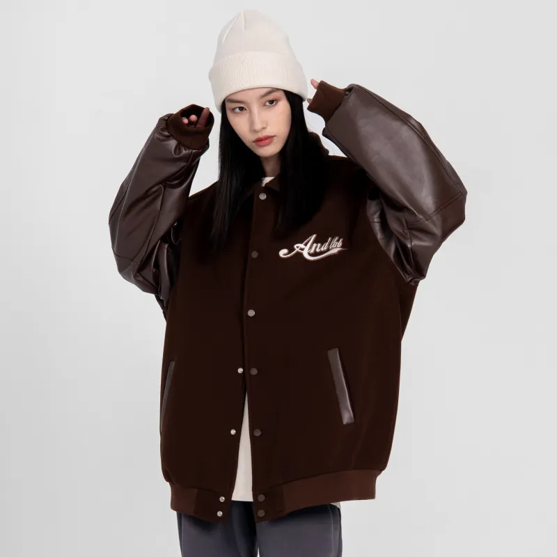 ALL NIGHT DAYS Baseball Jacket Fall Unisex-9