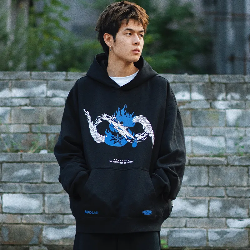 BIPOLAR Sweatshirt Unisex Black-2