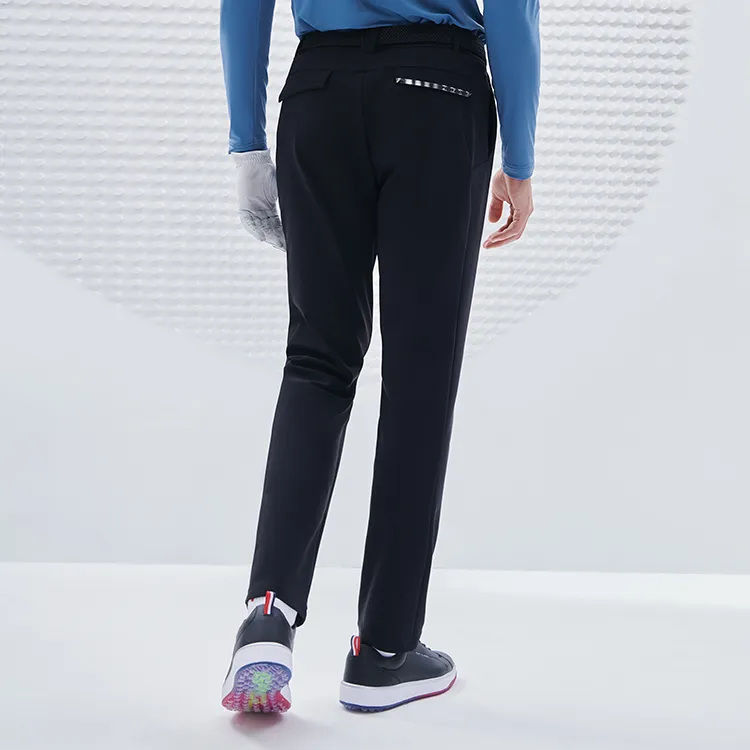 FILA Athletics Knitted Sweatpants Men Pitch Black-5